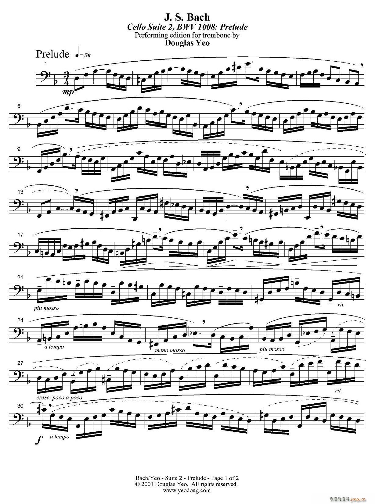 Douglas Yeo Prelude ���� �����L(ch��ng)̖(ʮ�ּ�����)1