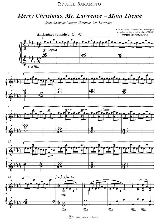 MerryChristmasMr.Lawrencemaintheme(����V)1