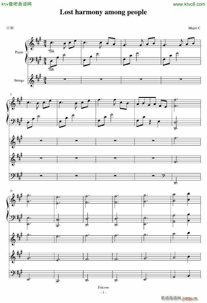 Lost haemony among people ���K7BGM ����(l�� )������(����V)1