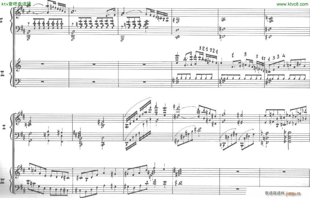Bolling Sonata for Two Pianist no 2 Part2(����V)8