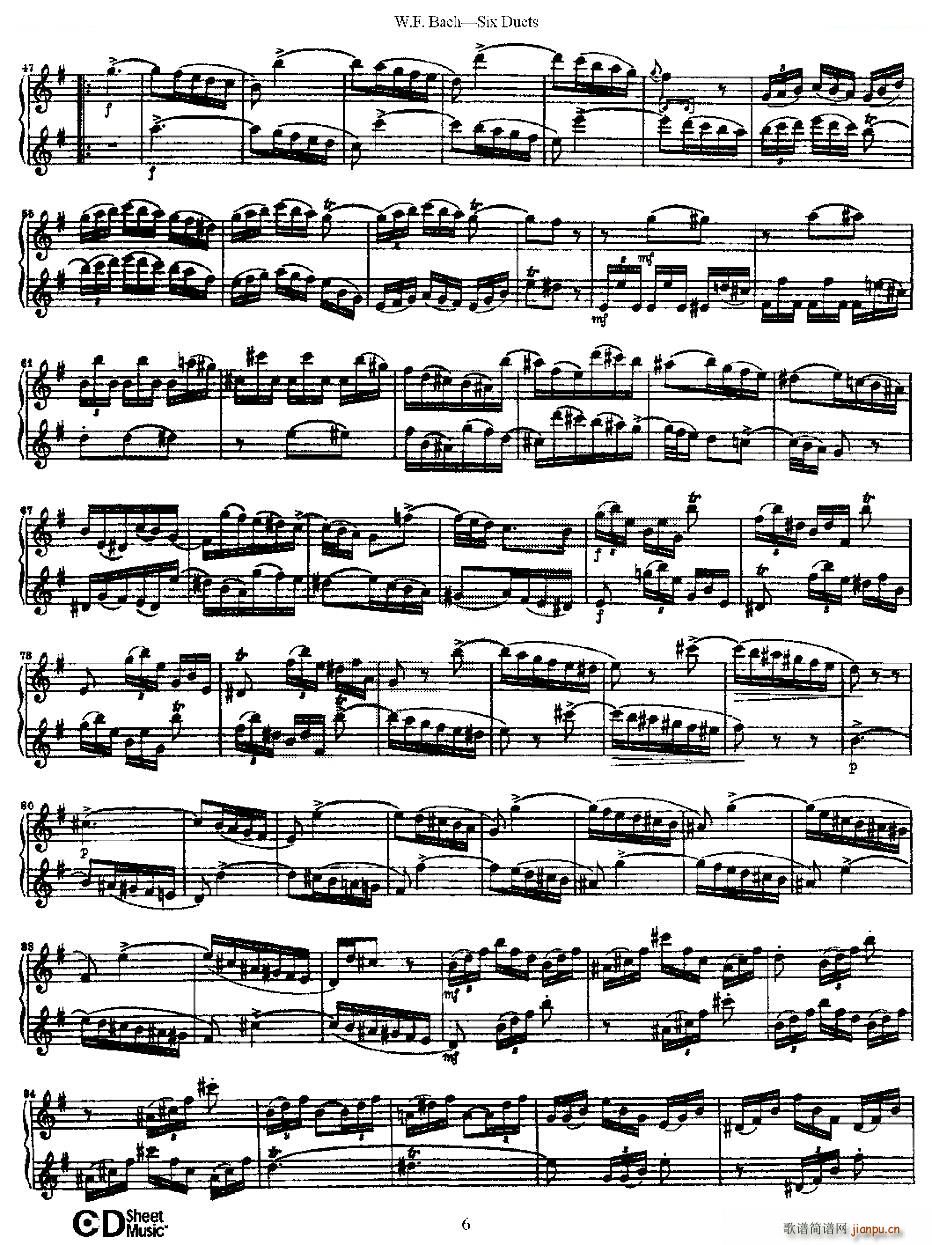 Six Duets ֮һ ���׶����ྚ���� �~��(���V)6