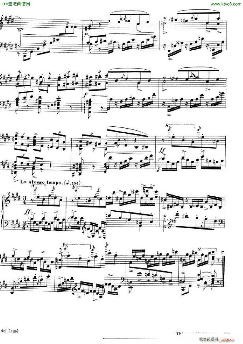 Faur�� Theme et variations opus 73(����V)7