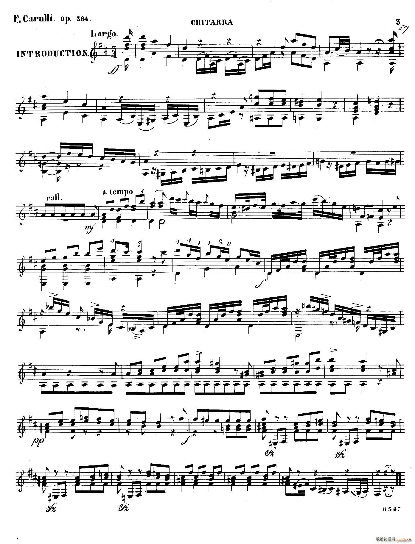 Carulli Op 364 �ŵ伪��(�����V)1