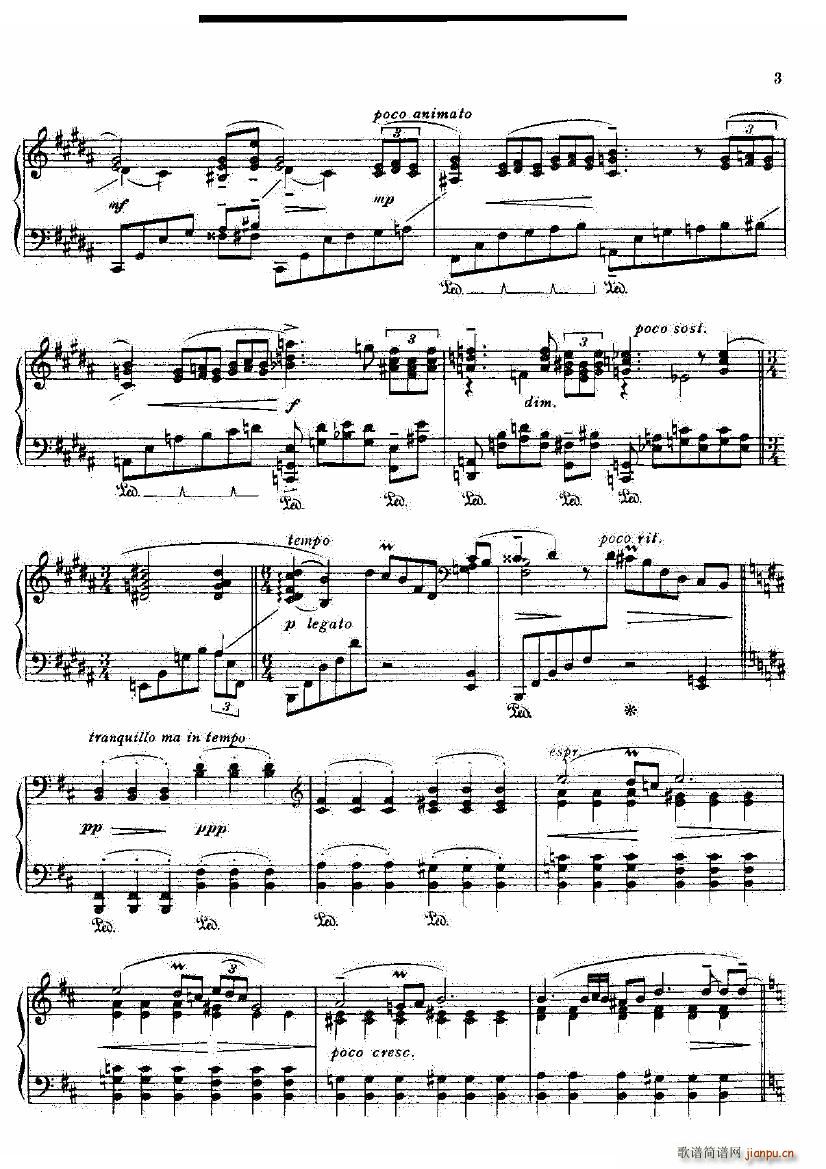 Bowen Op 86 Reverie Op 86 Reverie(ʮ�ּ�����)3