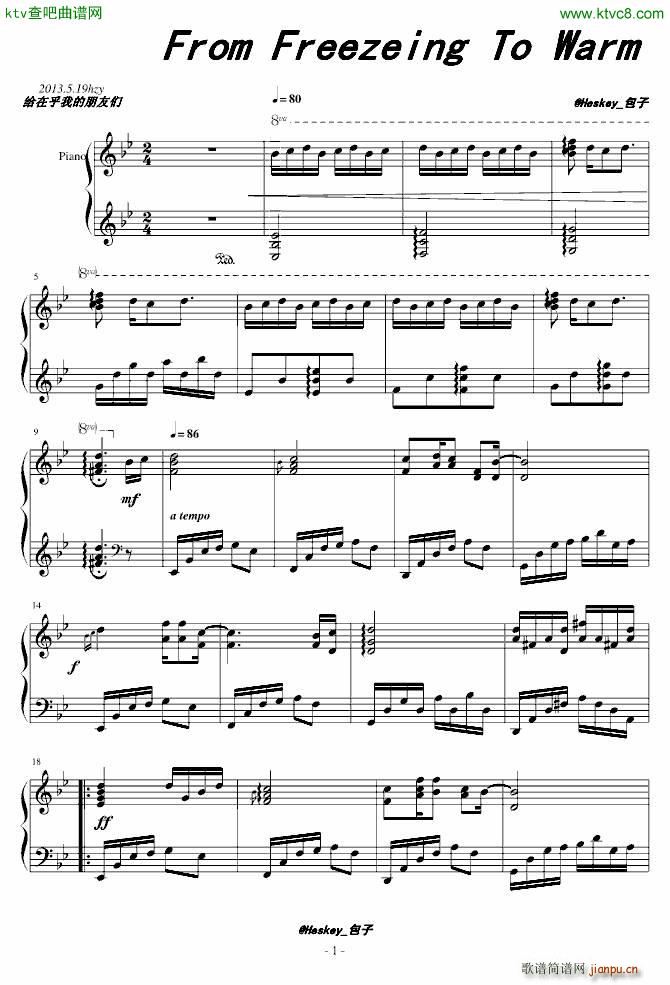 From Freezing To Warmؼ�x�{(����V)1