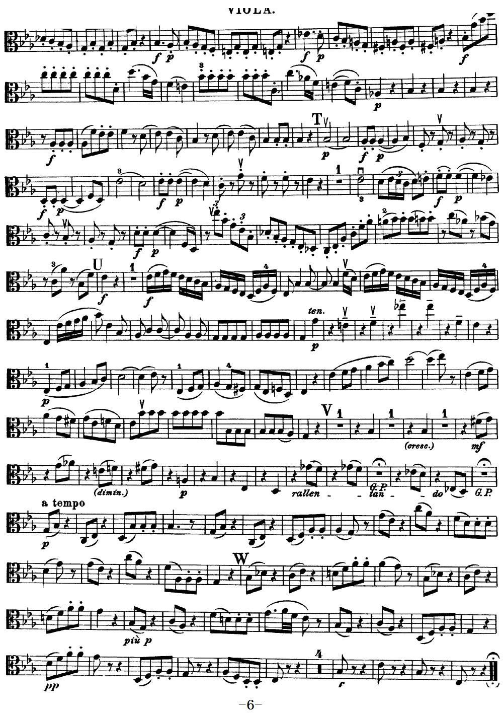 Mozart Quartet No 16 in Eb Major K 428 Viola(ʮ�ּ�����)6