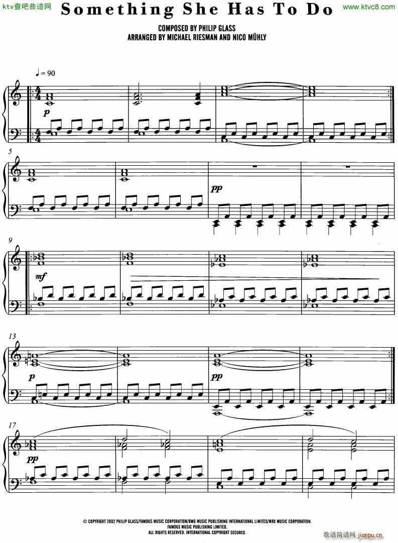 Philip Glass The Hours complete book(����V)13