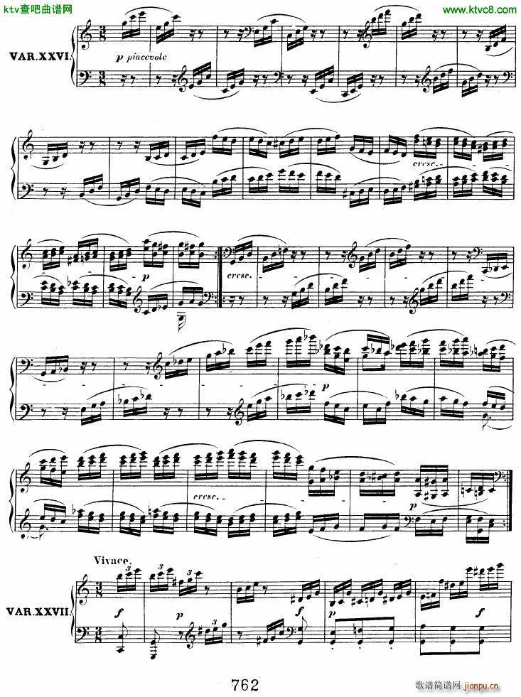 Beethoven op 120 Diabelli Variations(����V)22