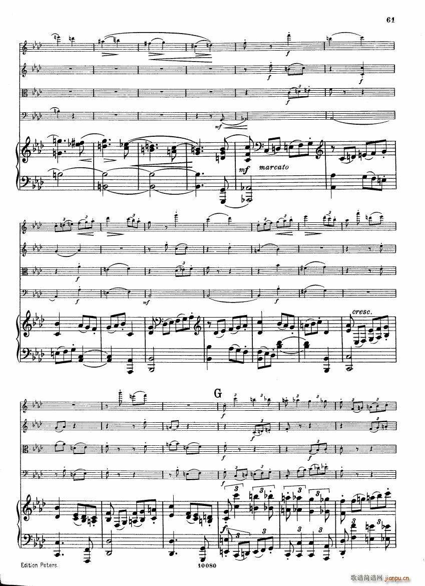 Brahms op 34 Piano Quintet f minor score ��(����V)19