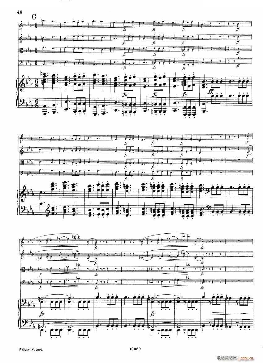 Brahms op 34 Piano Quintet f minor score һ(����V)39
