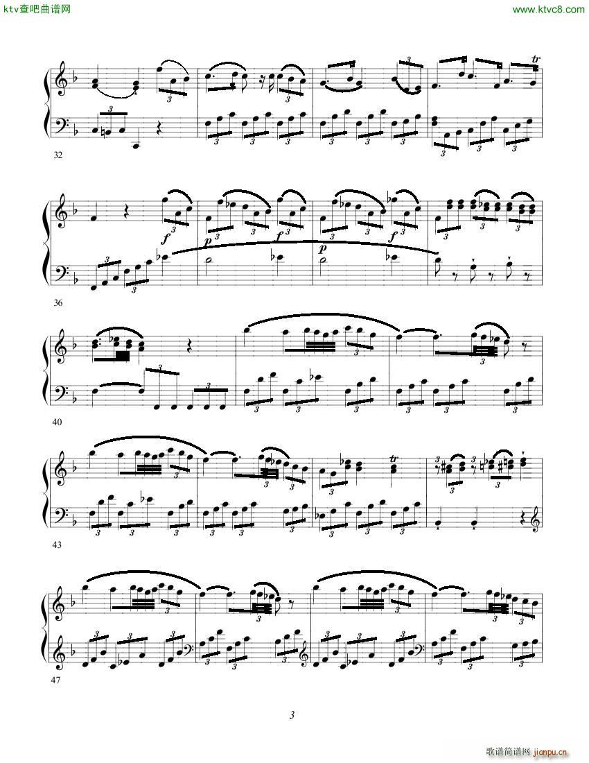 Clementi op 1a No 1 Sonate F major(����V)3