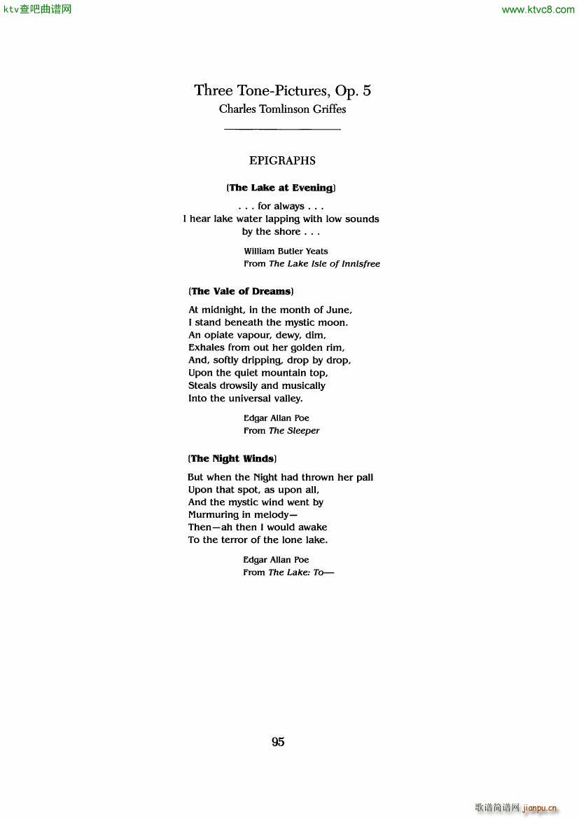 griffes op5 Three tone pictures(����V)1