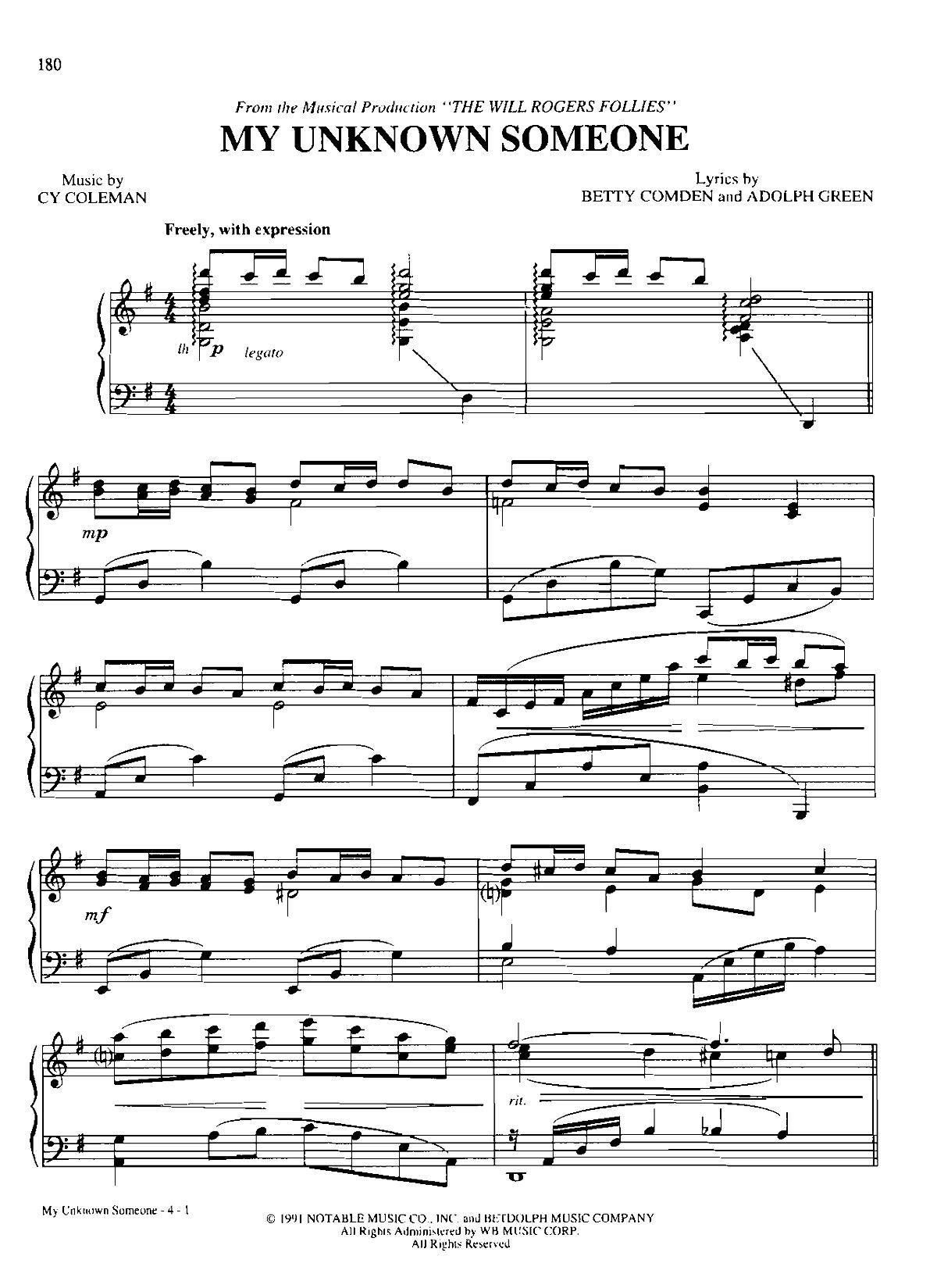 MY UNKNOWN SOMEONE Dan Coates �������{ ��(����V)1