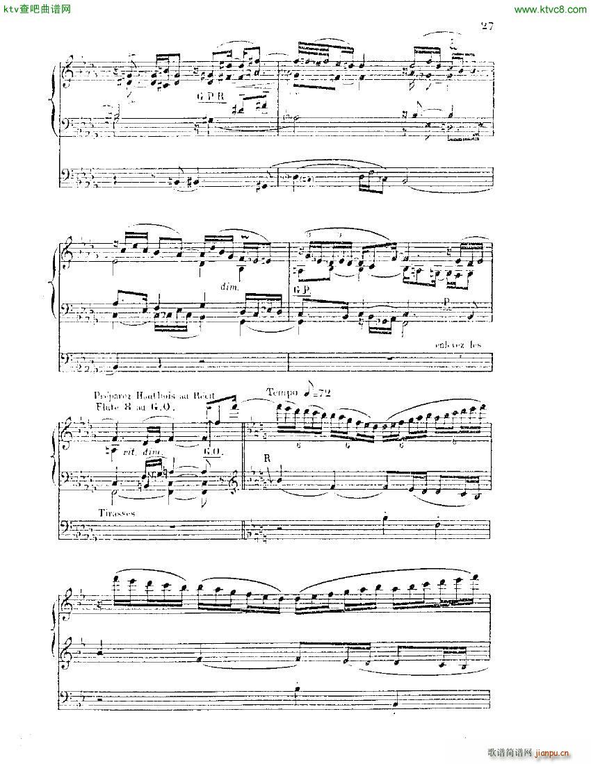 Blin Rene Symphonie mvt 2 solo organ(����V)3