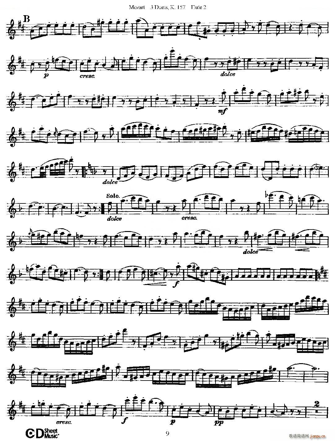 3 Duets K 157 ֮�ڶ��L(ch��ng)�� ���������� K157̖ �~��(�Ѻ��V)9