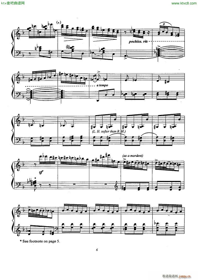 Etude No 6 Omaggio a Domenico Scarlatti(����V)6