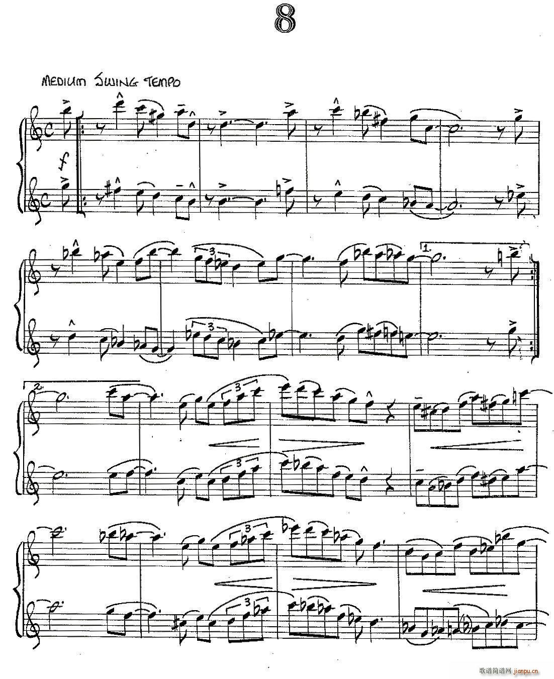 Jazz Conception For Saxophone Duets 8 ������(���V)1