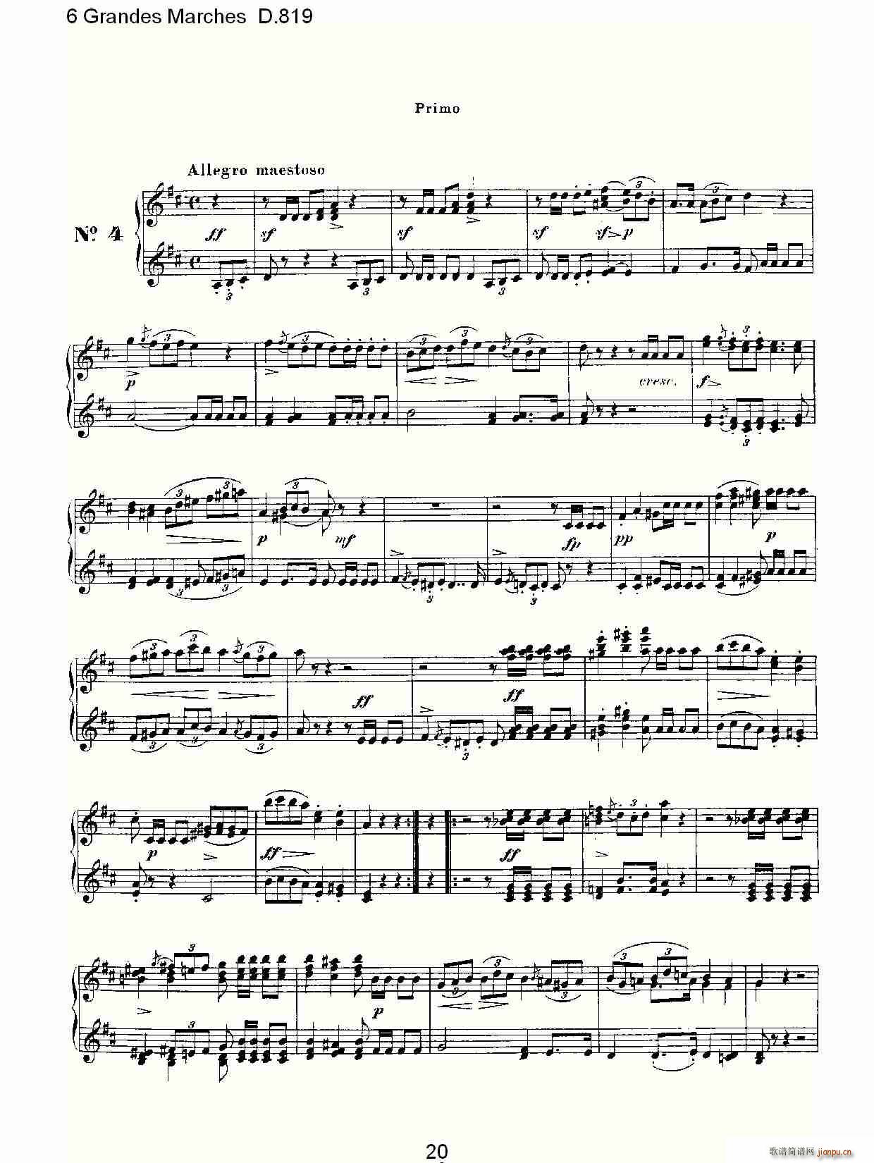 6 Grandes Marches D.819(ʮ�ּ�����)20