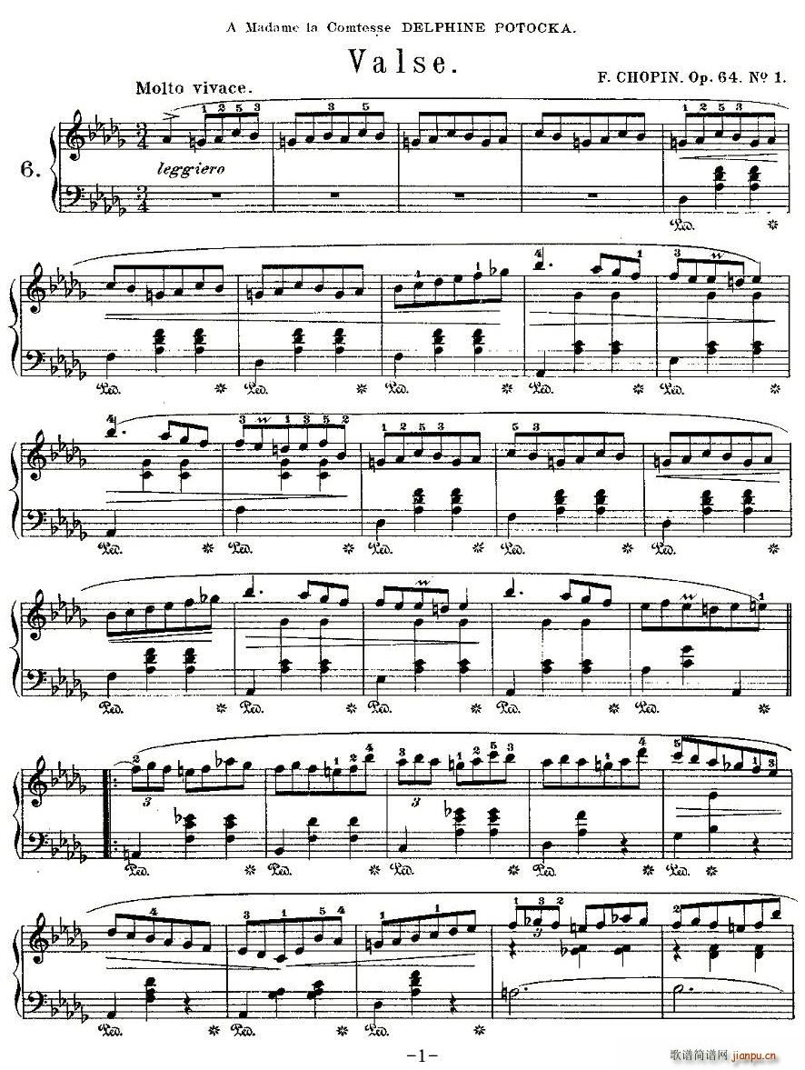 valse��Op.64, No.1(ʮ�ּ�����)1