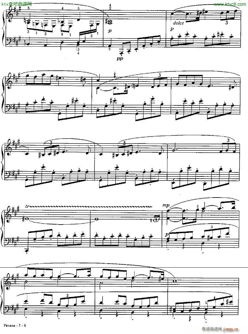 Faure 050 Pavane arr piano solo R Schultz(����V)5
