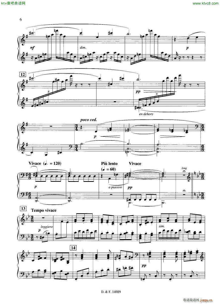 Durufl�� Op 6 Trois Danses(����V)5