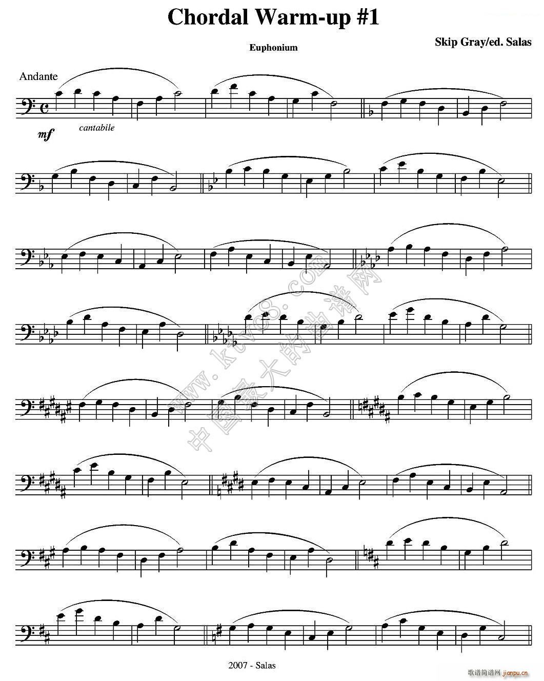 Chordal Warm up Euphonium ��̖�����̲��x��(ʮ�ּ�����)1