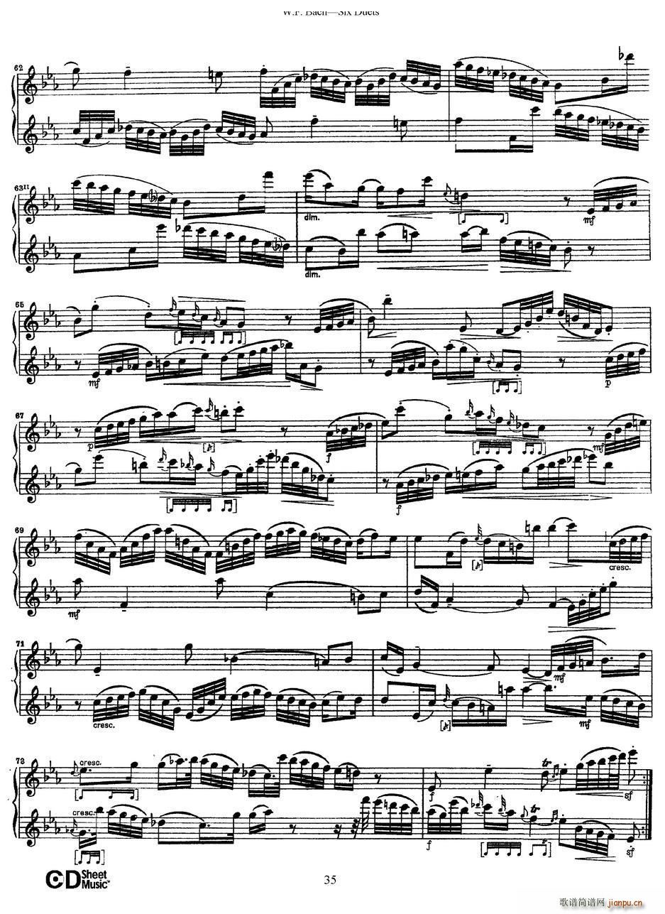 Six Duets 6�׶����� 5(���V)6