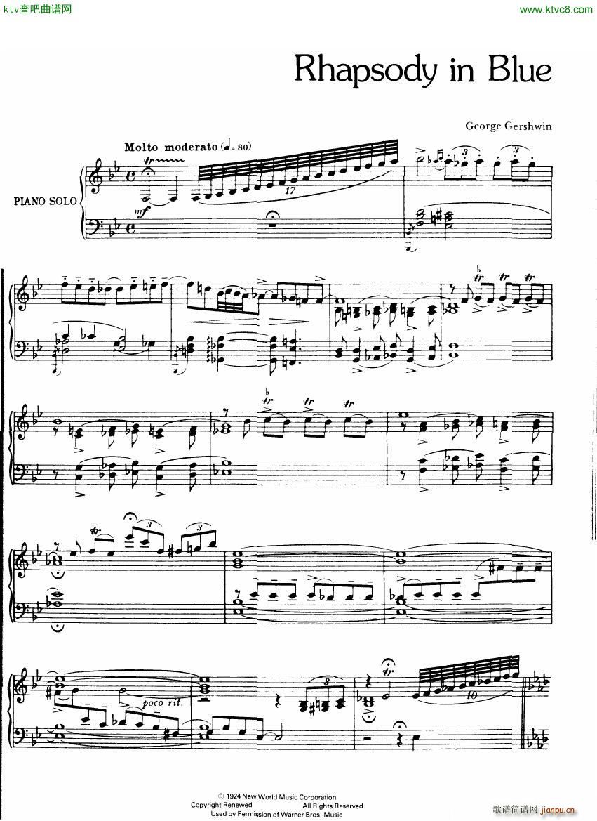 Rhapsody in blue piano solo(����V)1