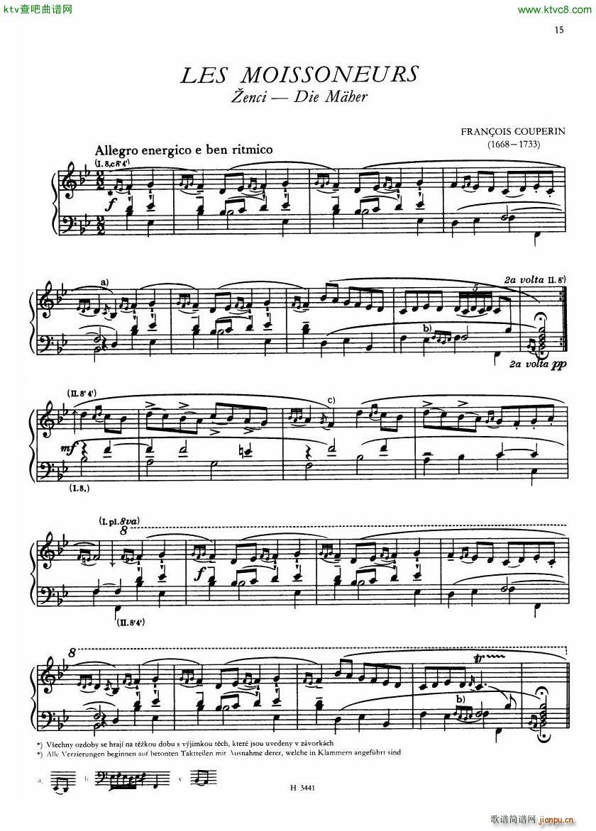 Baroque compositions for cembalo ed Ruzickova(����V)15