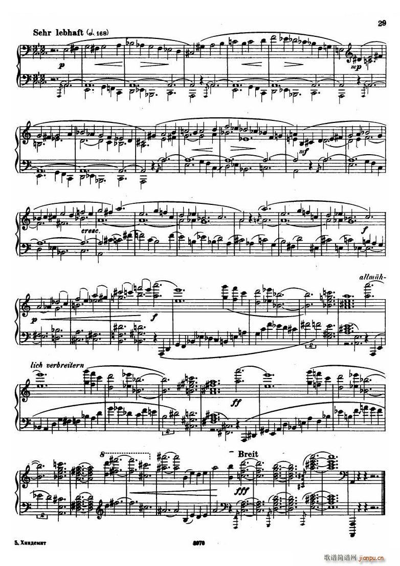 Hindemith Sonata No 1 Sonata No 1(ʮ�ּ�����)27