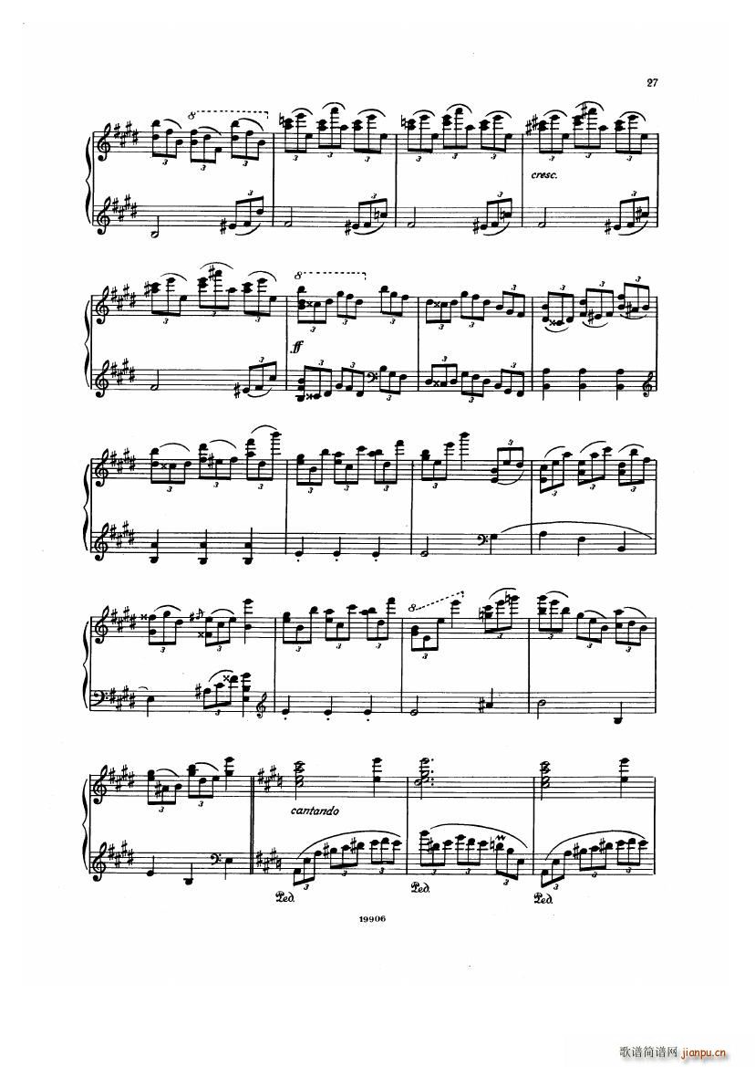 Albeniz op 65 Etudes no 1 7(����V)27