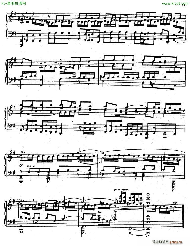 Bach D Albert Prelude and fugue in g major(����V)11