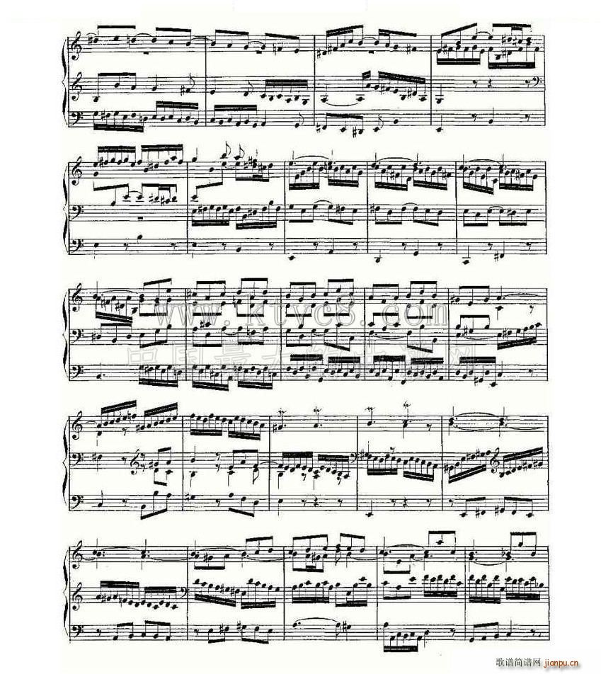 Prelude and Fugue in A Minor BWV 543 ���L(f��ng)���V(ʮ�ּ�����)9