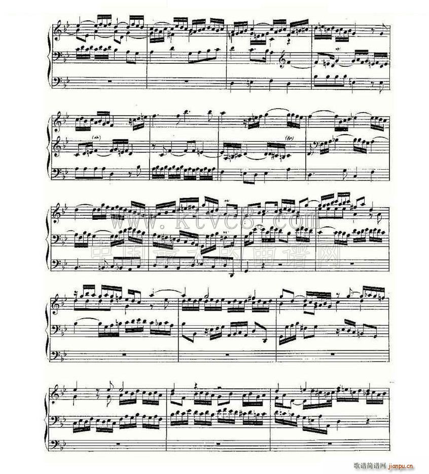 Prelude and Fugue in G Minor BWV 535 ���L(f��ng)���V(ʮ�ּ�����)5