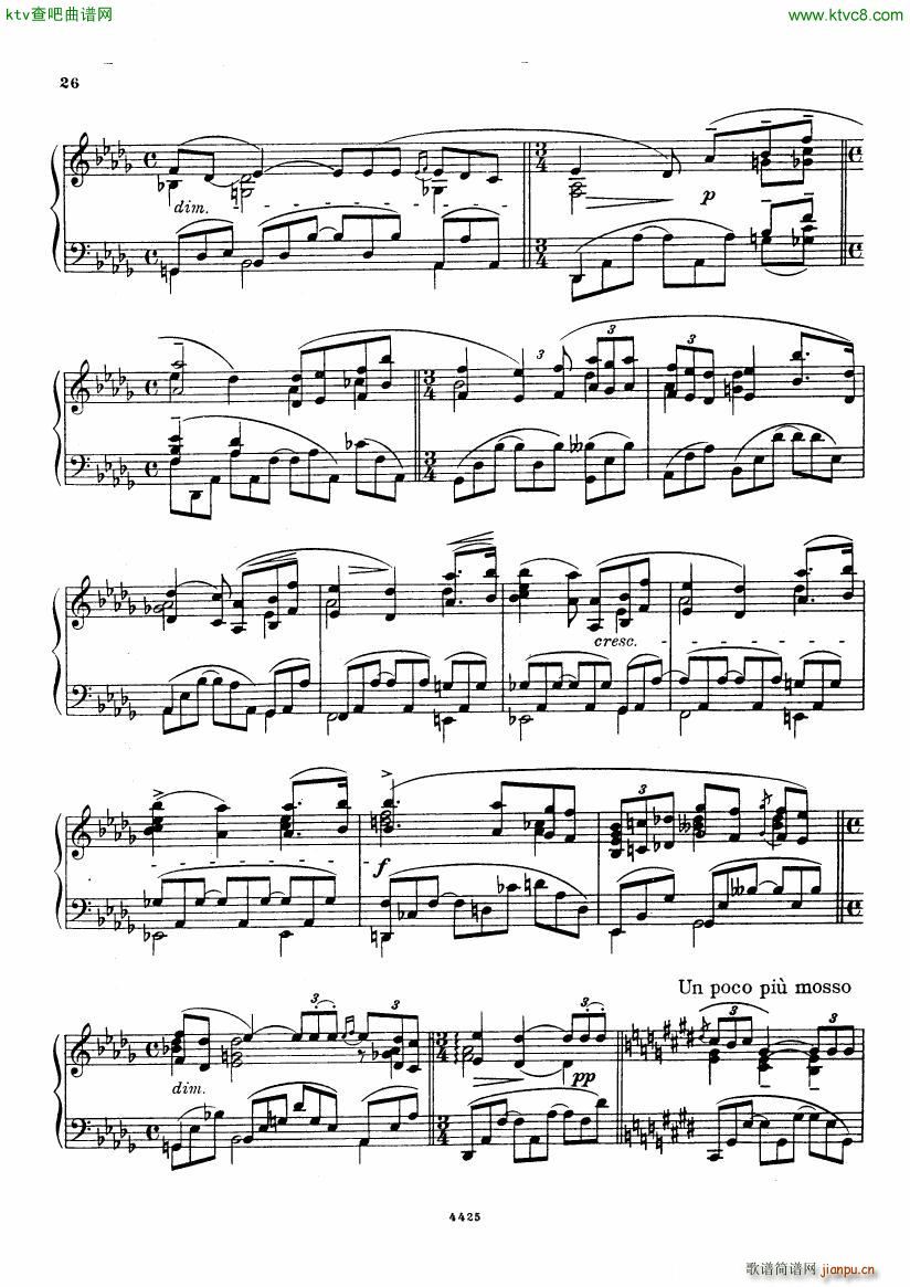 Bortkiewicz 10 Preludes Op 33(����V)26