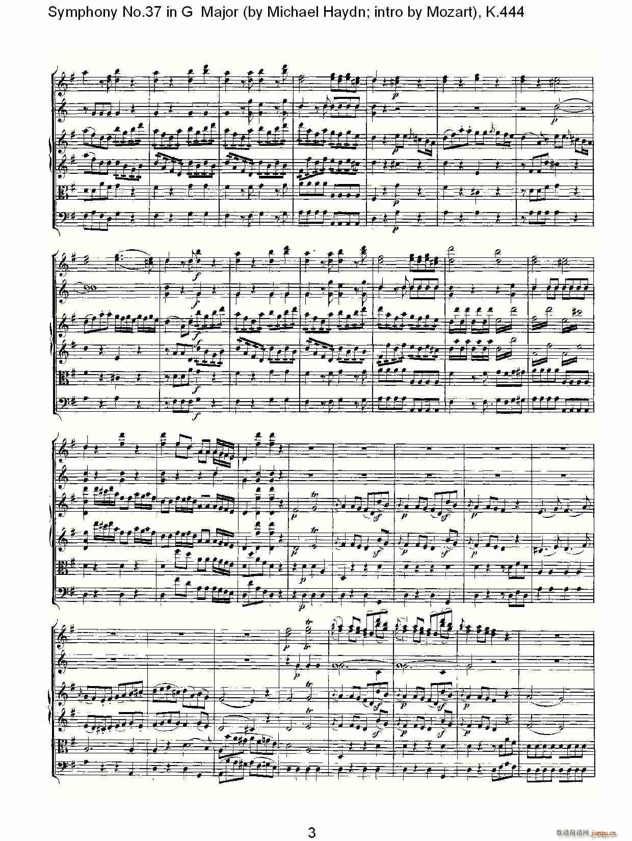 Symphony No.37 in G Major(ʮ�ּ�����)3