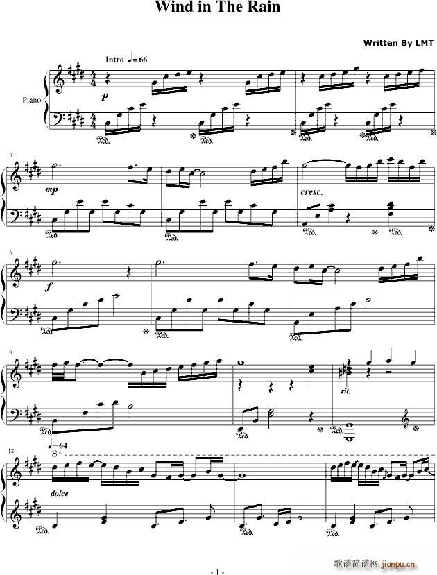 Wind in The Rain(ʮ�ּ�����)1