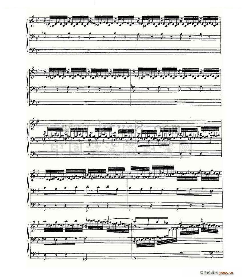 Prelude and Fugue in G Minor BWV 535 ���L(f��ng)���V(ʮ�ּ�����)3