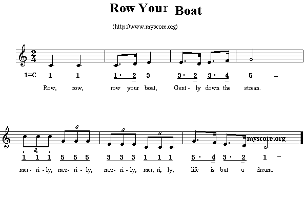 Ӣ�ă��裺Rowyourboat(����)1