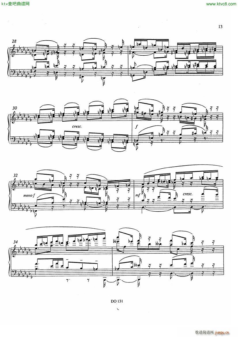 Etude No 12 Pr��lude et Fugue(����V)11