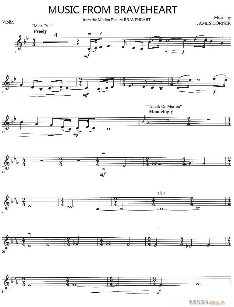 MUSIC FROM BRAVEHEART(С�����V)1