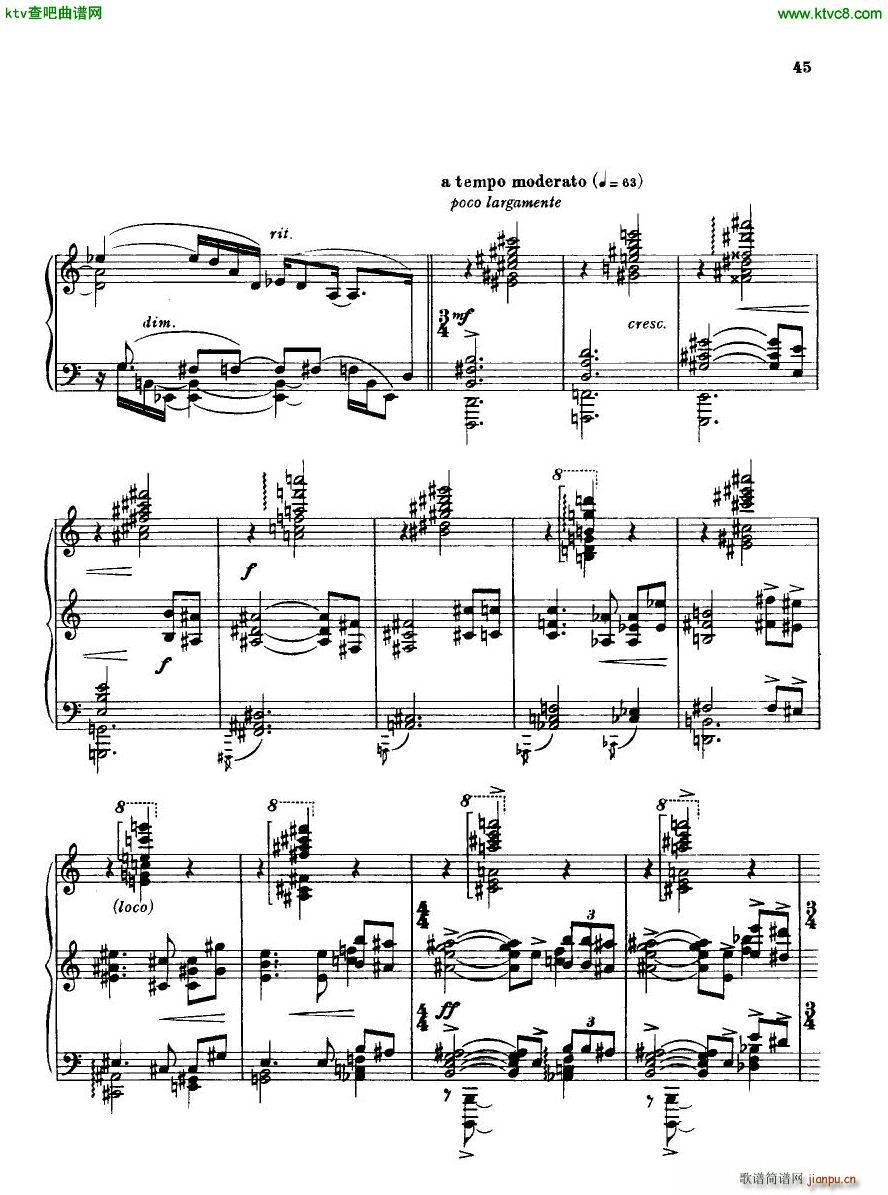 Bridge H160 Piano Sonata 1923 4(����V)45