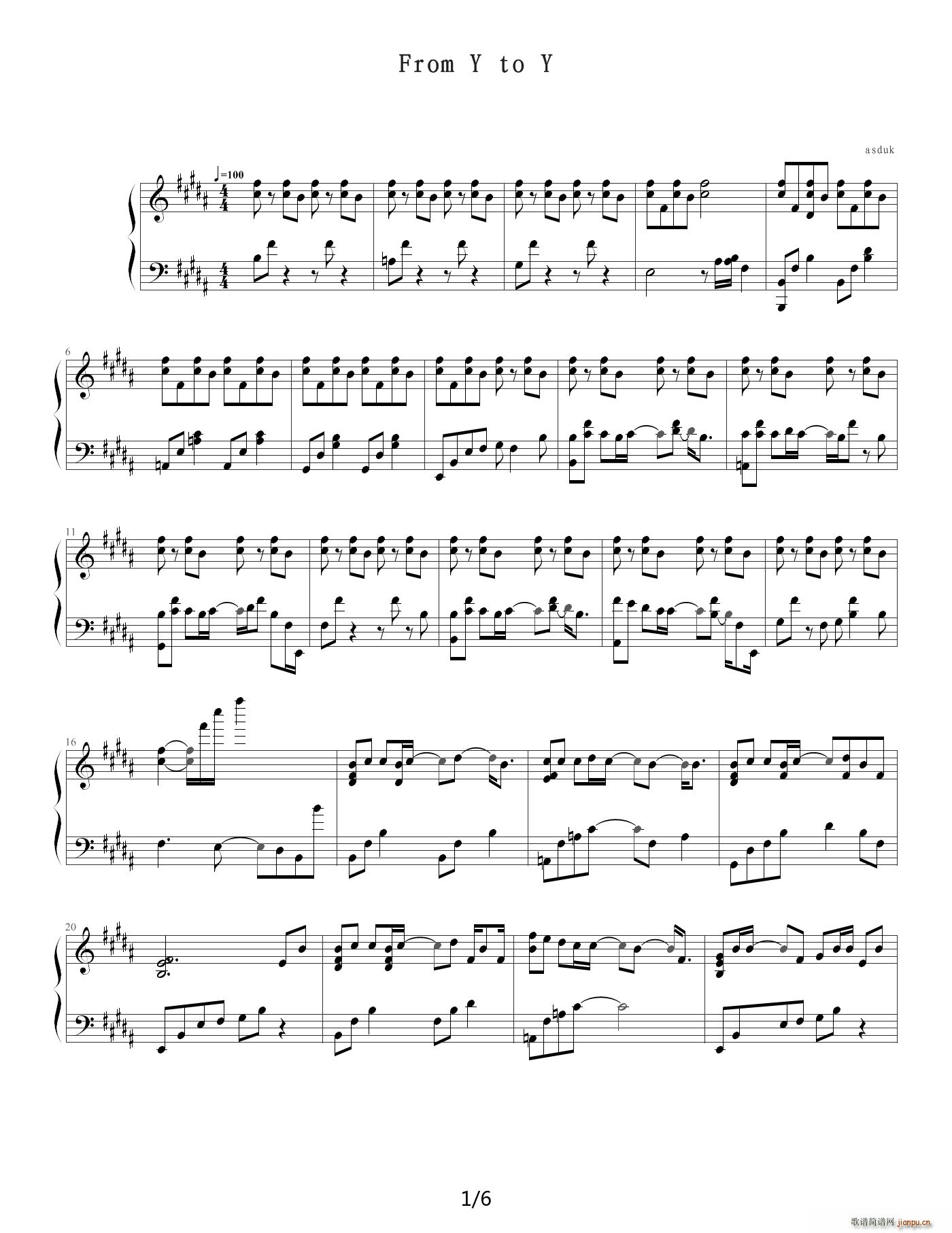 from y to y �|�ֺ�� B�{(����V)1