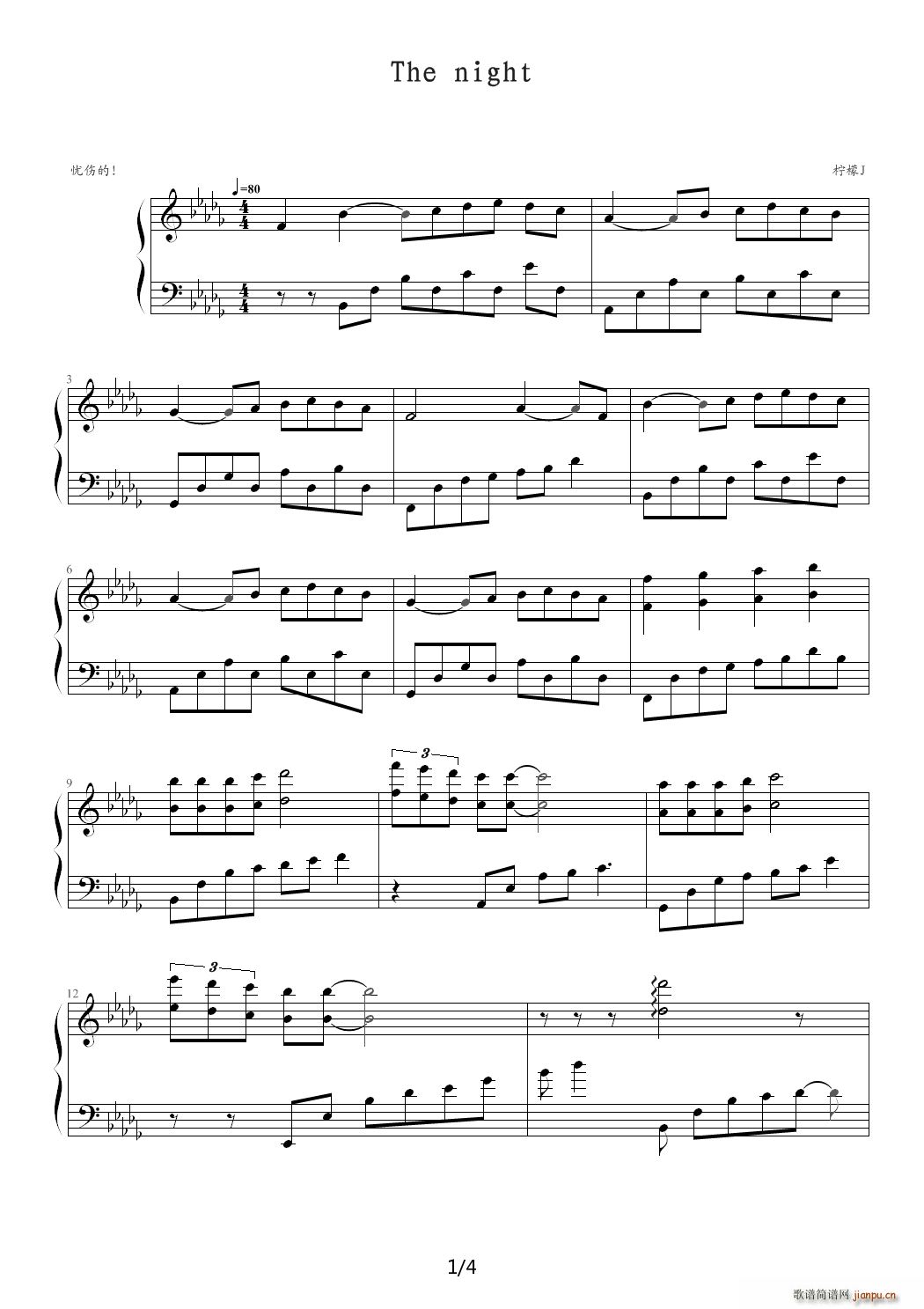 The night ��D�{(����V)1