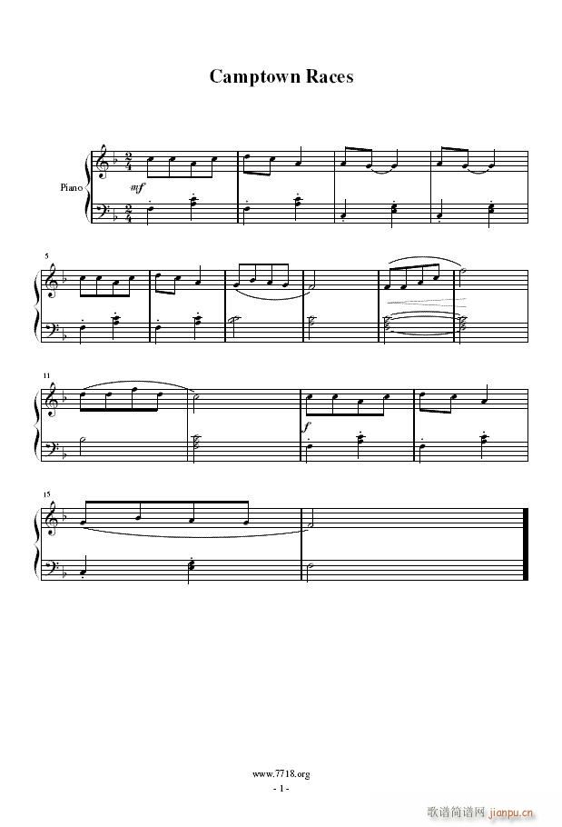 Camptown Races(����V)1