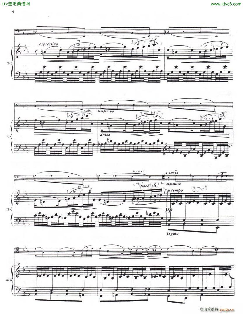 Faure Elegie for piano and cello(����V)3