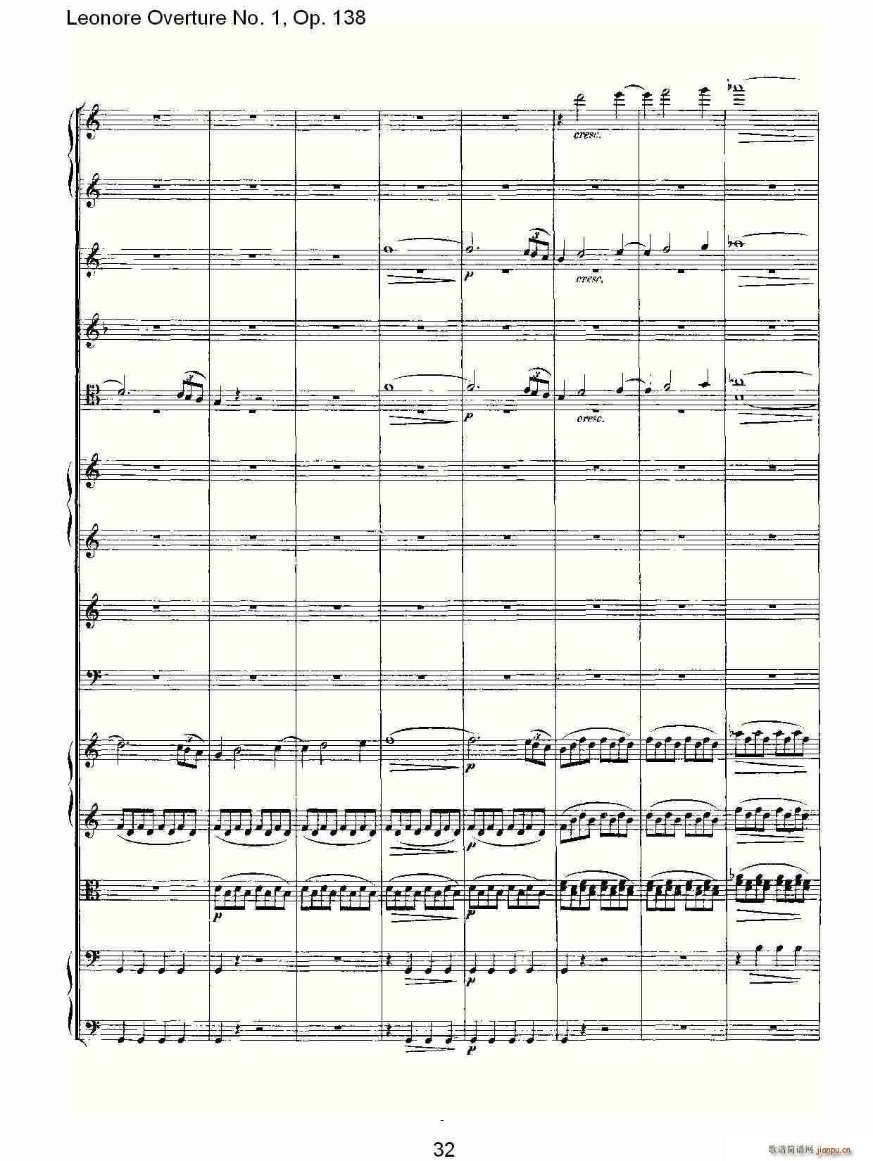 Leonore Overture No. 1, Op. 138(ʮ�ּ�����)32