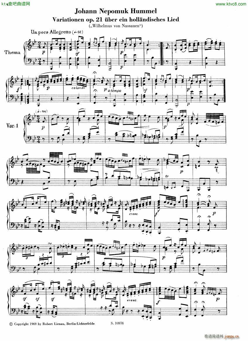 hummel variation op21(����V)1