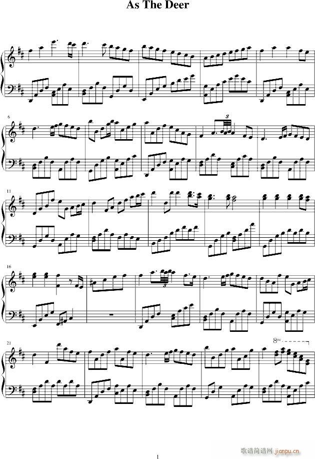 AS THE DEER(����V)1