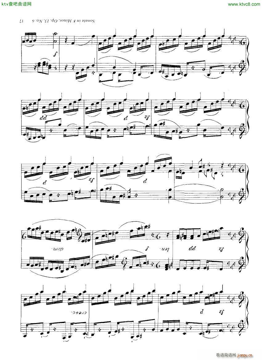 Clementi 13 6 Sonata Fminor 1 2(����V)9